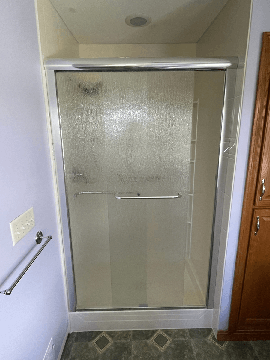 Erie Bath Fitters Corry Shower Remodel