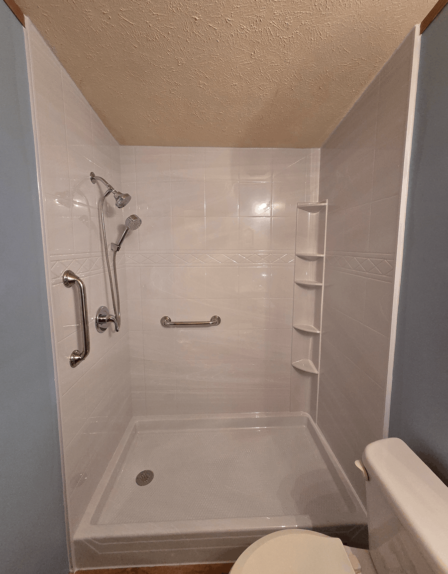 Erie Bath Fitters Great Valley Shower Remodel