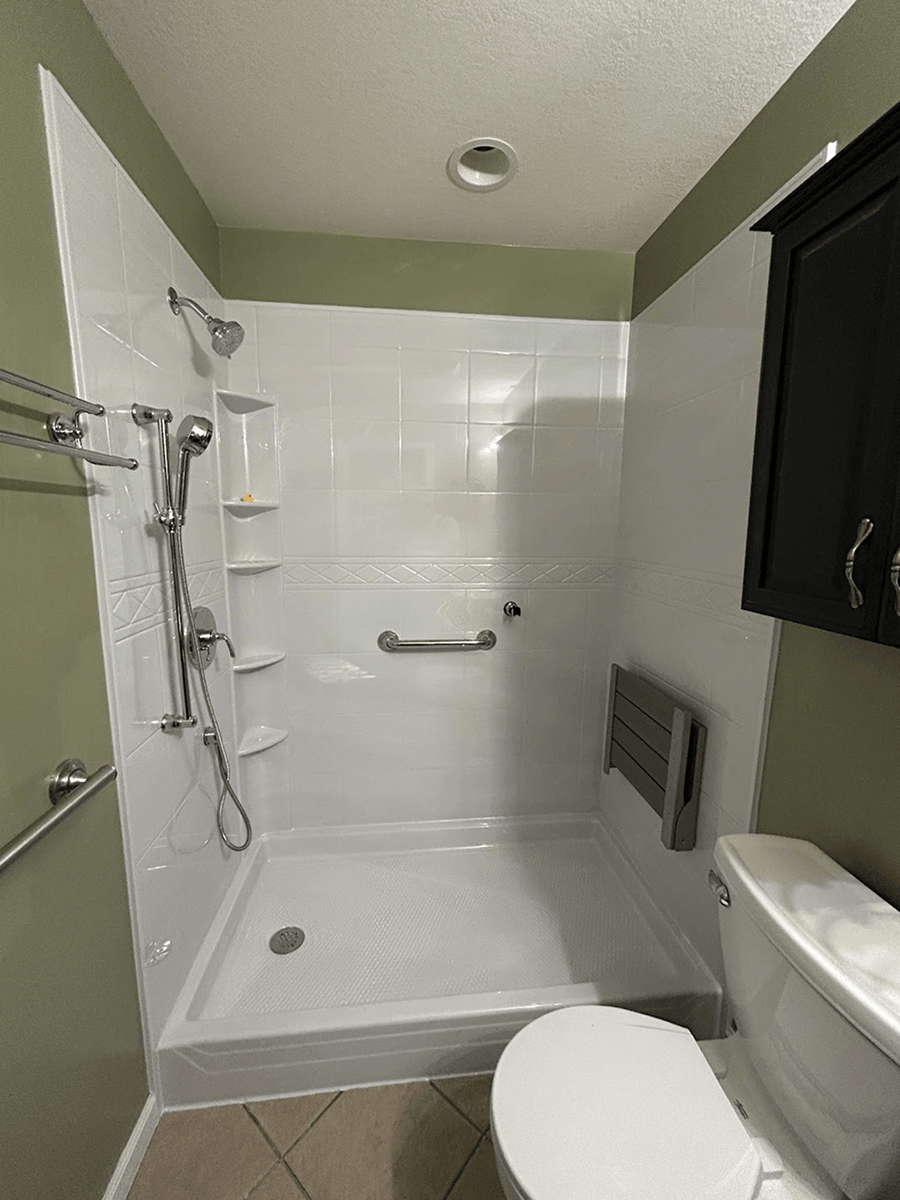 Bath Fitter of Erie Bath Conversion After Photo Girard