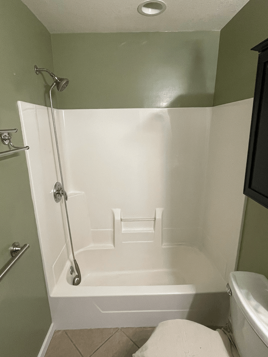 Bath Fitter of Erie Bath Conversion Before Photo Girard
